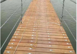 木质吊桥正确安装方法